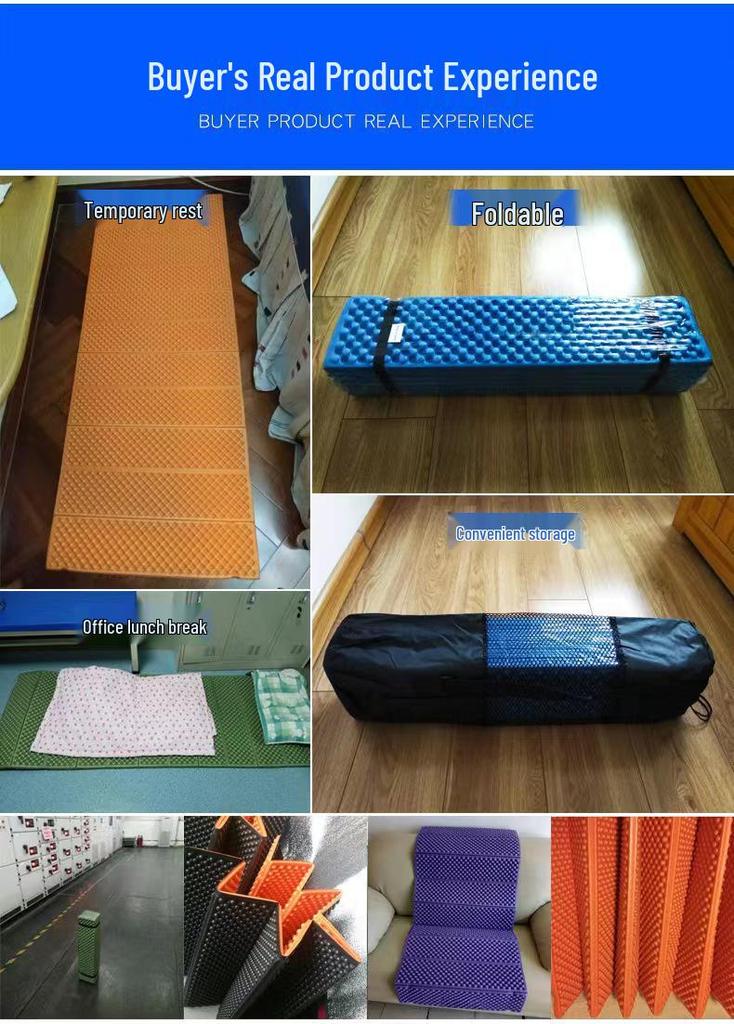 Portable Folding Waterproof Camping Mat – Thick, Anti-Cold, and Anti-Dirty for Outdoor Use