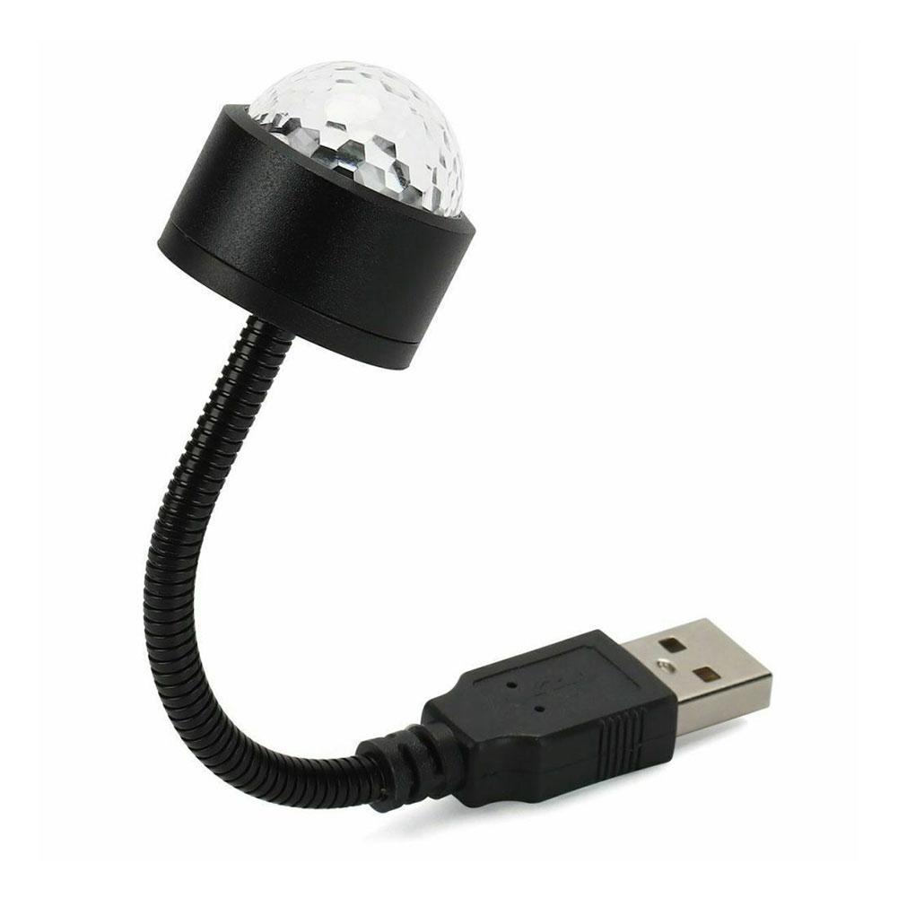 9 Modles Car Roof Star Light Interior LED Atmosphere Ambient Projector USB Decoration Night Light Multicolor Music Control