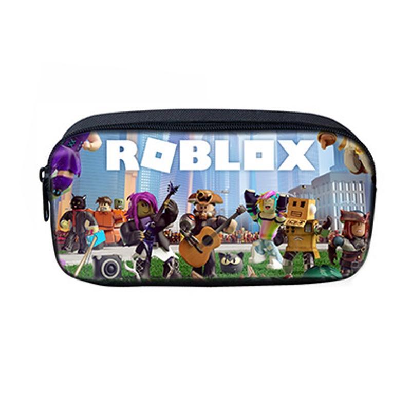 Plecak Roblox o dużej pojemności i z płynnie działającymi podwójnymi zamkami błyskawicznymi do szkoły i podróży