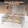 3-Piece three-layer cake rack cooling rack, stainless steel stackable grid YQ