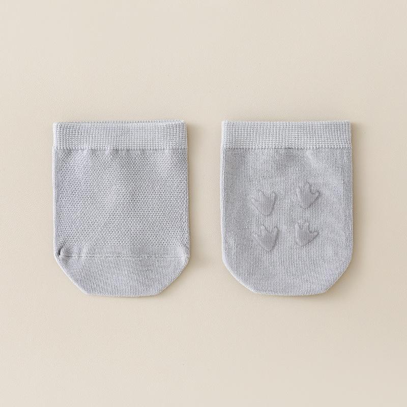 Half-length Sock Children's Summer Lightweight Mesh Breathable Silicone Anti-slip Non-slip Heel-free High Heels Foot Cover Socks for Girls Short Socks