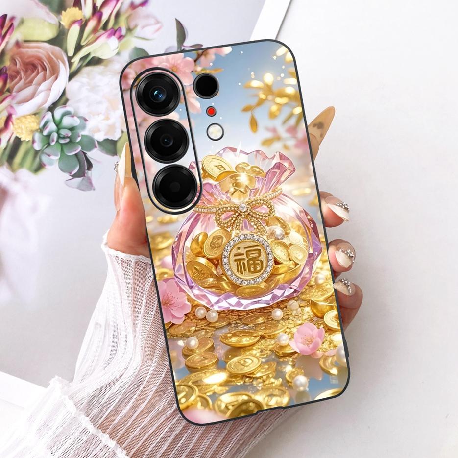 For Tecno Camon 50 4G Case CN5 Cute Lion Fashion Painted Cover Soft TPU Phone Case For Tecno Camon 50 Pro 4G CN5c Camon50 Fundas
