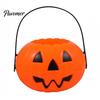 Großer Süßigkeiteneimer 1/2/3 Stück Halloween Kürbis Eimer, Süßes oder Saures Halter Korb, Jack-O-Lantern Süßigkeiten Eimer mit Griff, Partygeschenke