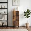 Drawer Cabinet Reclaimed Wood Look 33 x 34.5 x 92 cm Engineered Wood