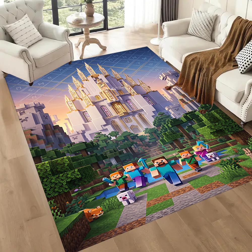 Minecraft 103 Carpet Suitable for Living Rooms Playrooms Game Room Dining Room Antislip Carpet Anime Office Decor Spiritual Gift