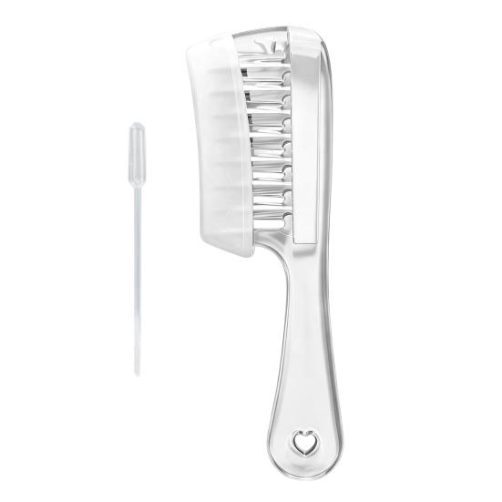Women Hair Oil Applicator Comb, Refillable Scalp for Growth & Essence Massage, Minoxidil Roller Ball Comb Men