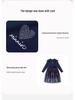Verträumtes Sternenhimmel-Farbverlaufs-Netzkleid: Prinzessinnenkleid mit Herzchen und Strasssteinen für Mädchen