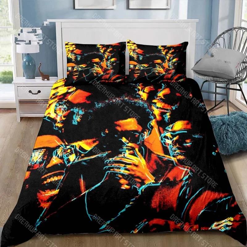 Xo The Weeknd All Season Twin Bedding Set 3 Piece Comforter Set Bed Duvet Cover Double King Bedding Set