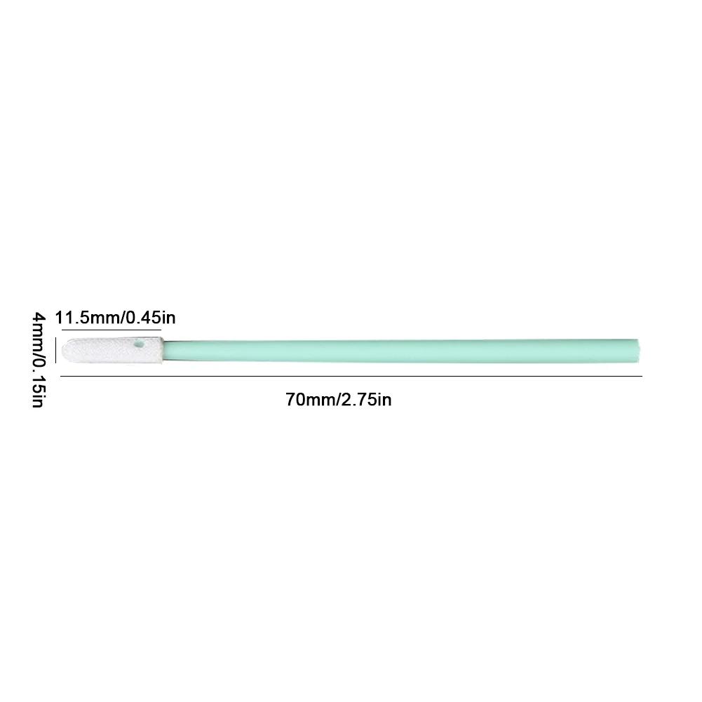 100 buc/pachet Tampoane de bumbac nețesute, fără praf, antistatice, micro-bețișoare, instrumente de curățare a scamelor pentru mașină cu laser cu fibră Focus Len