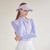 J.JANE Open Zipper Cooling T-Shirt (Lavender)