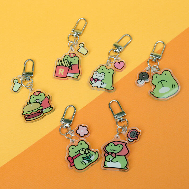 

Kkeukkuk Acrylic Keychain (Choose from 12 types) French fries
