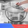 Thickened Plastic Storage Bucket and Basin Set