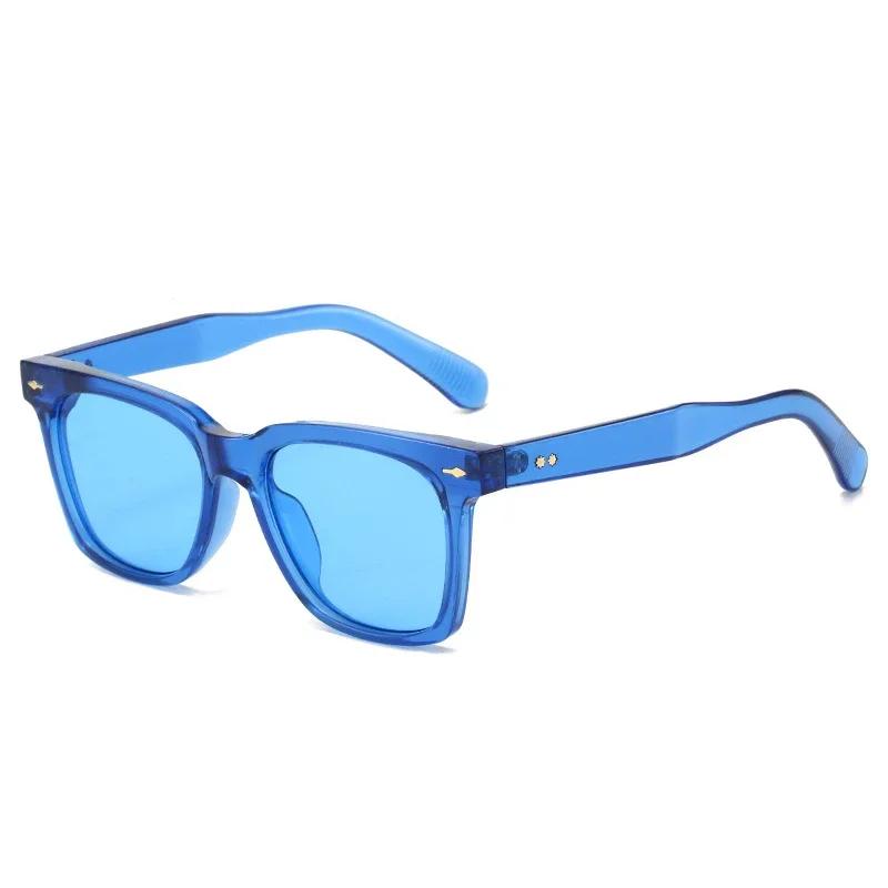  Fashion Square Women Men Gradient Blue Sunglasses Shades UV400