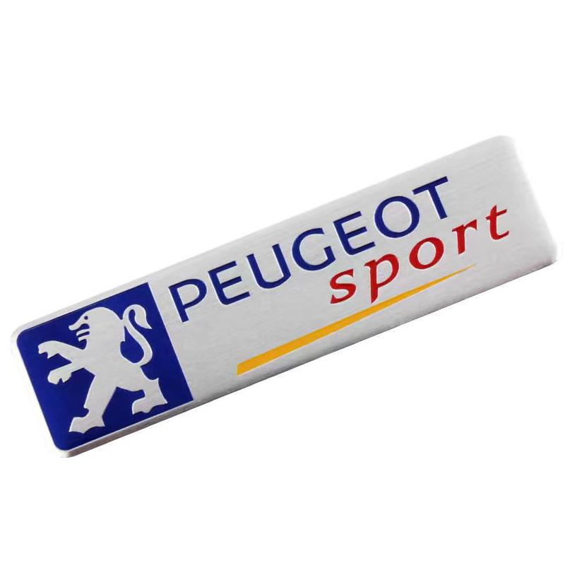 

2026 Hot Car Sticker Car Styling Aluminum Alloy Badge Sticker Accessories For Peugeot 206 307 308 3008 207 208 407 4008 408 508
