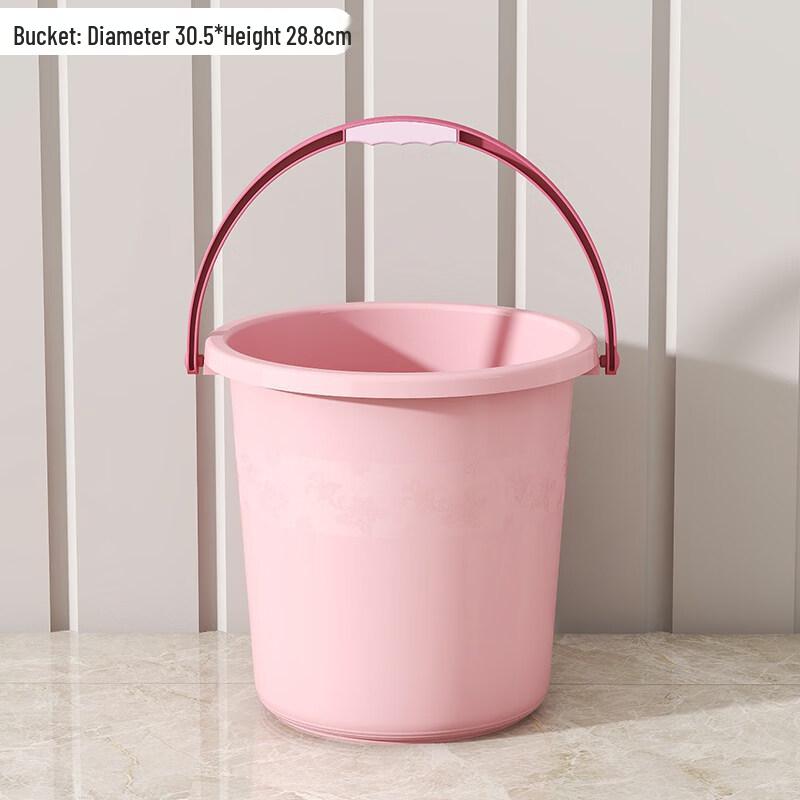 ZISIZ Thickened Plastic Water & Laundry Bucket