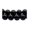 Strand of 38 Round Beads 10mm 10 Mm In Black Obsidian