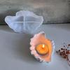 Wellenförmige Schale Aroma Gips Kerzen Aufbewahrungsbox Silikonform Kerzenbecher Aufbewahrungsglas Spiegelformen