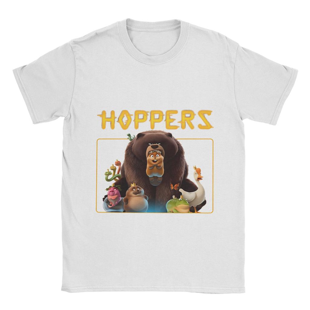 Hoppers 2026 Cartoon Movie Tee Shirt For Unisex Unisex Graphic Printing T Shirts Cotton Clothes