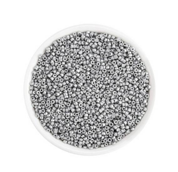 Handgefertigtes DIY Saatperlen-Set: 25 Farben, 2 mm, 1800 Stück, Röhrenzubehör