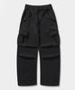 Dimiteulibeullaeg M65 Parachute Curved Pants_Sweat Black
