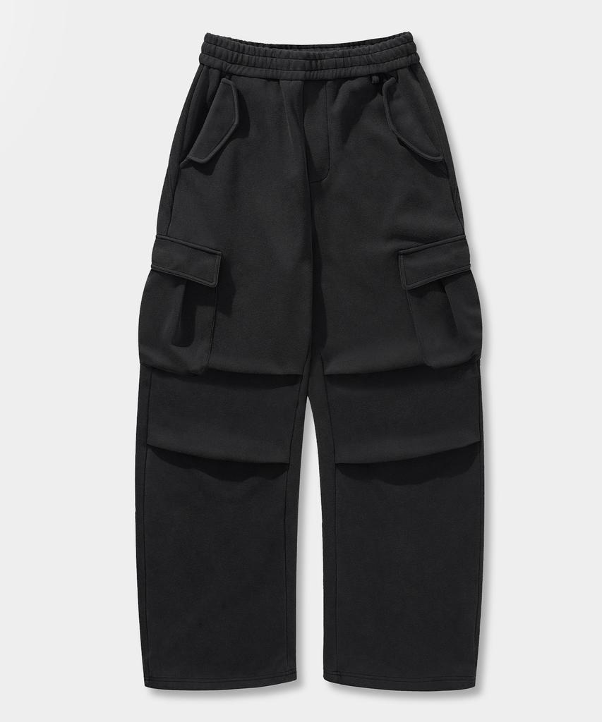 Dimiteulibeullaeg M65 Parachute Curved Pants_Sweat Black