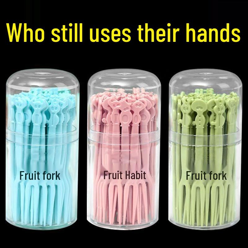 Disposable Plastic Fruit Picks Set