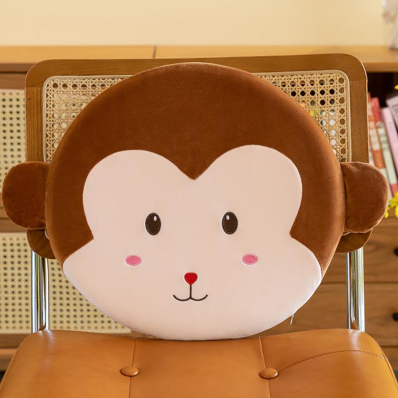 Memory Foam Round Cartoon Seat Cushion for Office, Dorm, or Bedroom Chair
