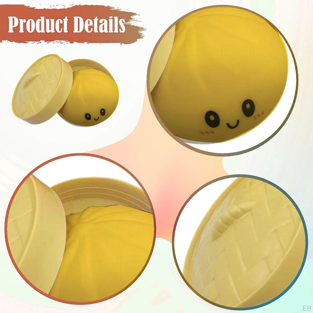 Fidget Sensory Toy Desk Classroom Prizes Cute Holiday Gift Tricking People Simulated Steamed Bun