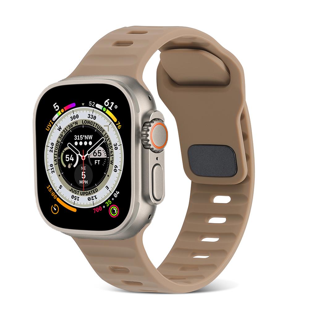 Silicone Strap for Apple Watch Ultra 3/2/1 49mm 11/10 46mm 42mm Sport Wristband iWatch Series 9 8 7 6 5 SE 3 45mm 41mm 44mm 40mm