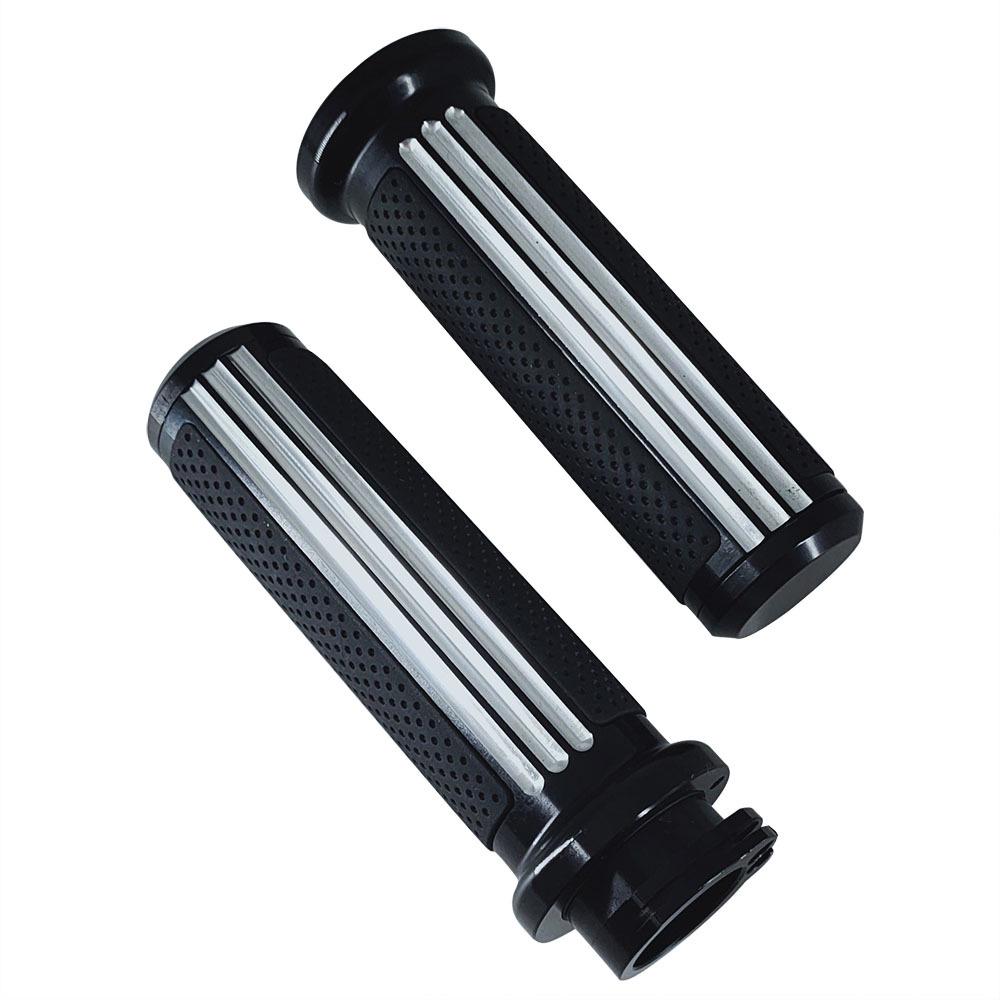 Universal 25MM Handlebar Grips for Harley XL883 Softail, Dyna, and Touring Motorcycles