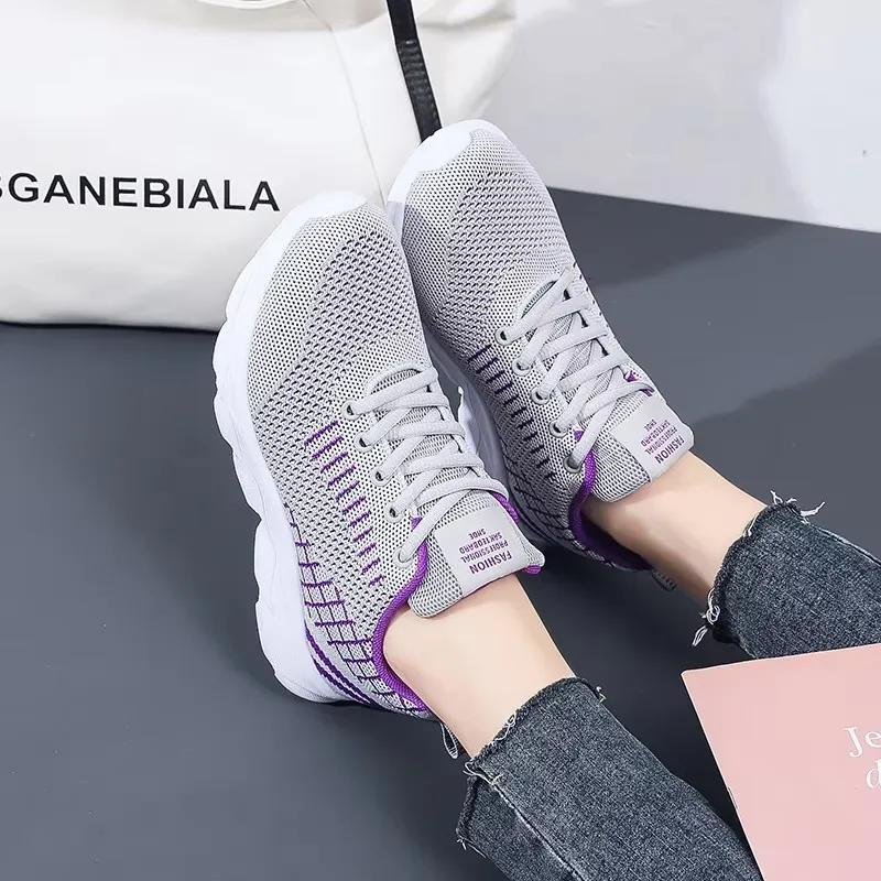 Sneakers Women Summer 2025 Lightweight Breathable Mesh Fashionable Design Enjoy Daily Exercise Tennis Walking Shoes for Women