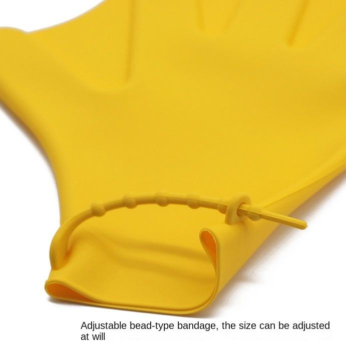 Silikon Schwimmflossen Verstellbare Tauchen Entenflossen für Erwachsene und Kinder Übungsschwimmen Handschuhe
