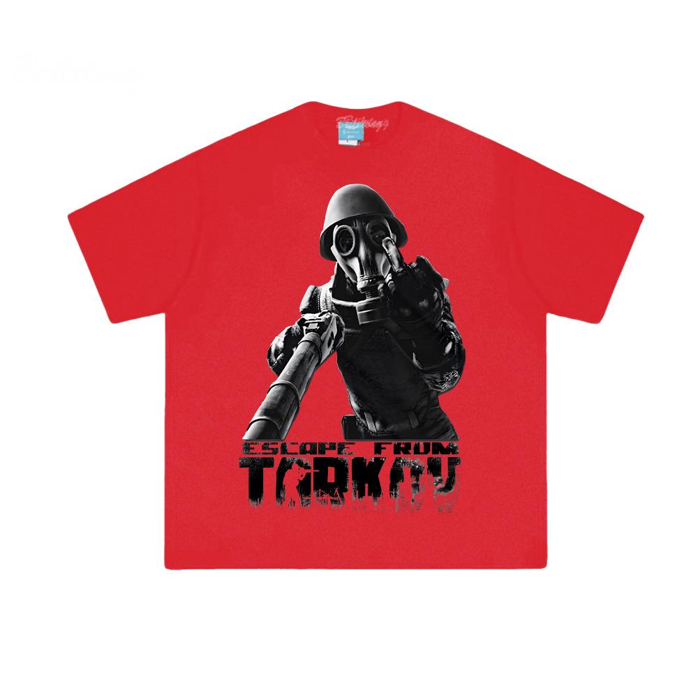 Escape From Tarkov GAME Tee Shooting Game Print T Shirt Comfortable 100% Cotton Clothing O-neck Comfortable Tops