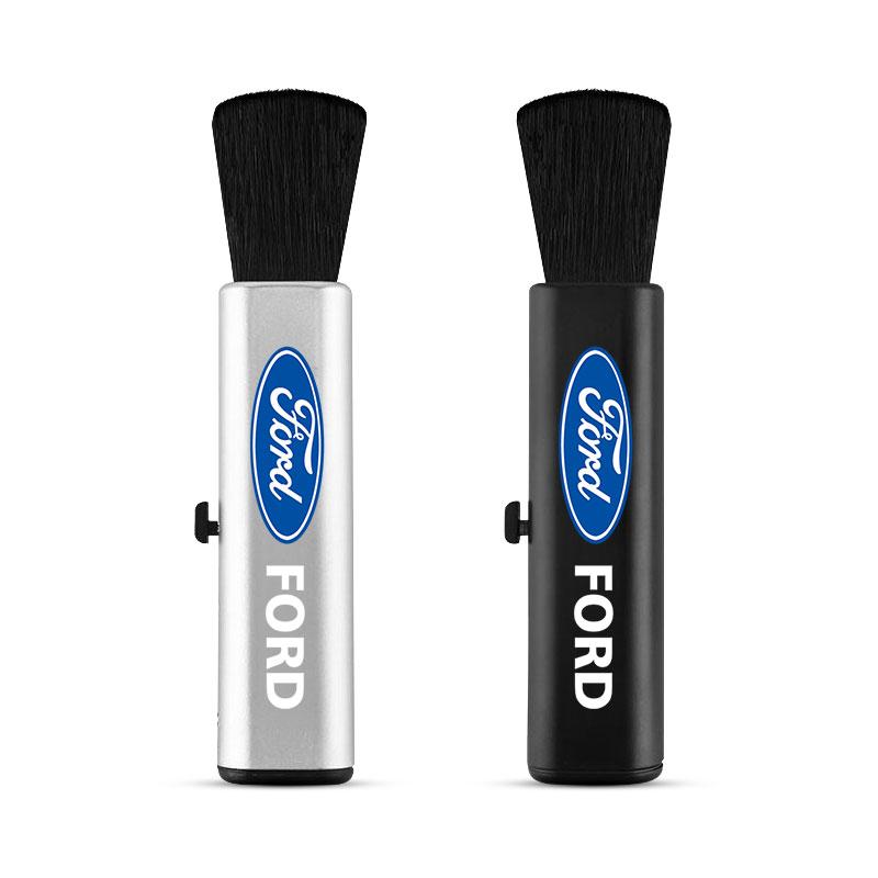Retractable Car Air Vent Cleaning Brush Car Badge Detail Dust Remover For Ford Mondeo MK1 MK2 MK3 MK4 MK5