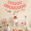 Farm Happy Birthday Banner - Kids Farmyard Birthday Party Decorations, Farm Animals Party Supplies, Happy Birthday Banner with Tractor, Farm Theme