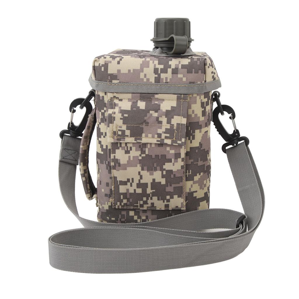 Insulated Water Bottle Portable 2L Large Capacity Outdoor Water Flask Jug for Riding Hiking Type 1