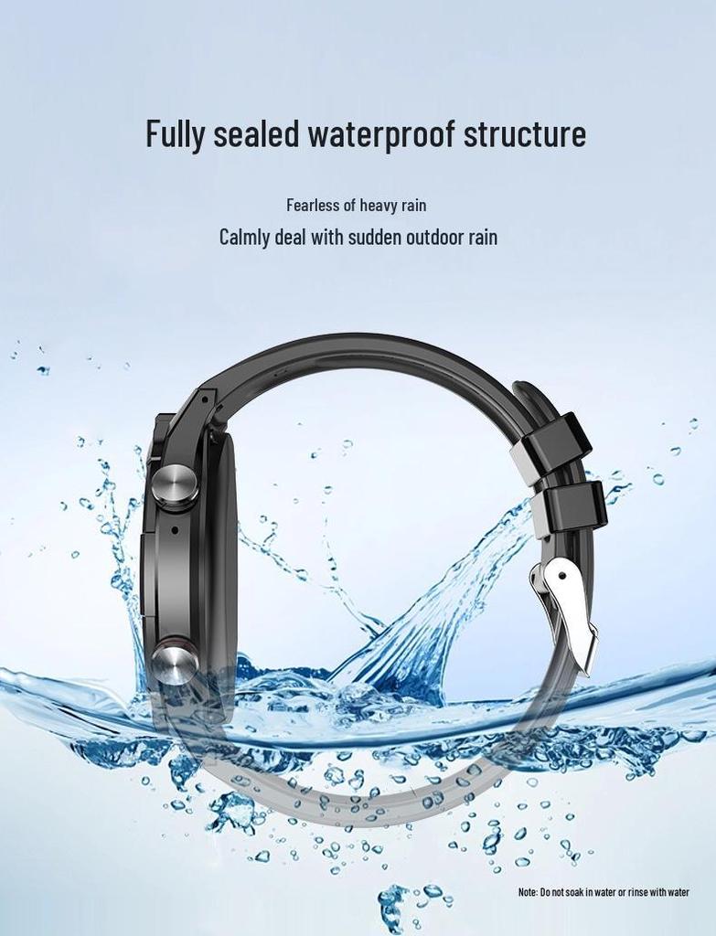Waterproof 5G Student Smartwatch: Multi-Function Unisex Model with SIM Support & Video Calling