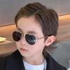 New Children Sunglasses Fashion Metal Colorful Kid Sun Glasses Boy Girl Unisex Vintage Square Goggle Uv400