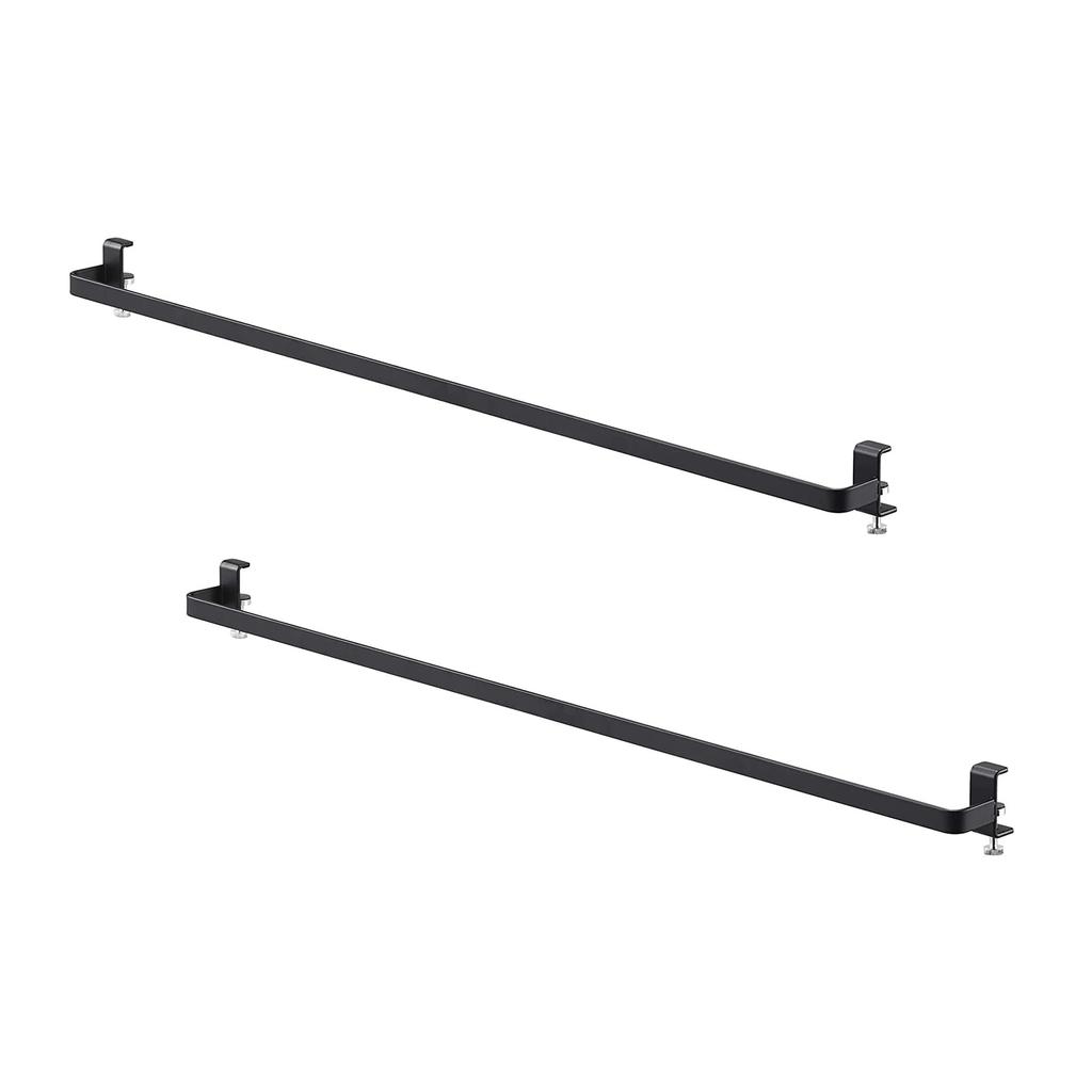 Yamazaki Tower Indoor Clothes Drying Rack with Hanger Bars, Set of 2, Hangs On Lintel, Screw Mount, Black, 5620 X 2