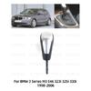 Automatic Gear Stick Shift Knob With Flannelette For BMW 3 Series M3 E46 323i 325i 330i 1998-2006 Car Accessories 25162155637