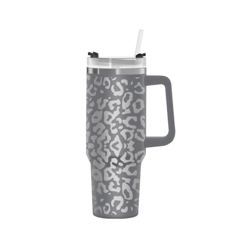 Wholesale Bulk 40oz Custom logo Reusable Insulated Tumbler with Straw Thermo Tumbler Water Tumbler 40oz(1133.98g) серый
