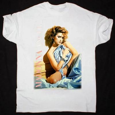 UITVERKOOP NIEUW Madonna Engel Cadeau Voor Fan Wit Alle Maten Shirt Unisex T-shirt