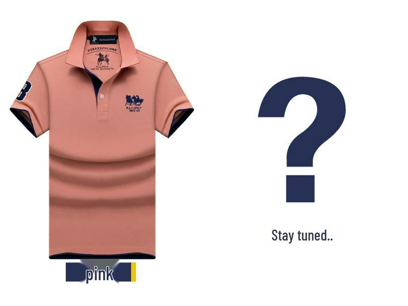 Erkek Yazlık Üst Düzey Polo Yaka Tişört: Kısa Kollu, Devrik Yaka, Bol Kesim, Büyük Beden, Trend Moda.