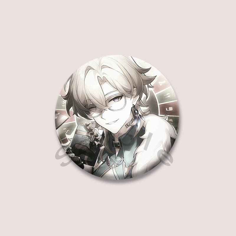 Game Series Honkai Star Rail Aventurine Badge Cartoon Character Soft Button Pins DIY Bag Hat Clothing Brooch Accessories Gifts