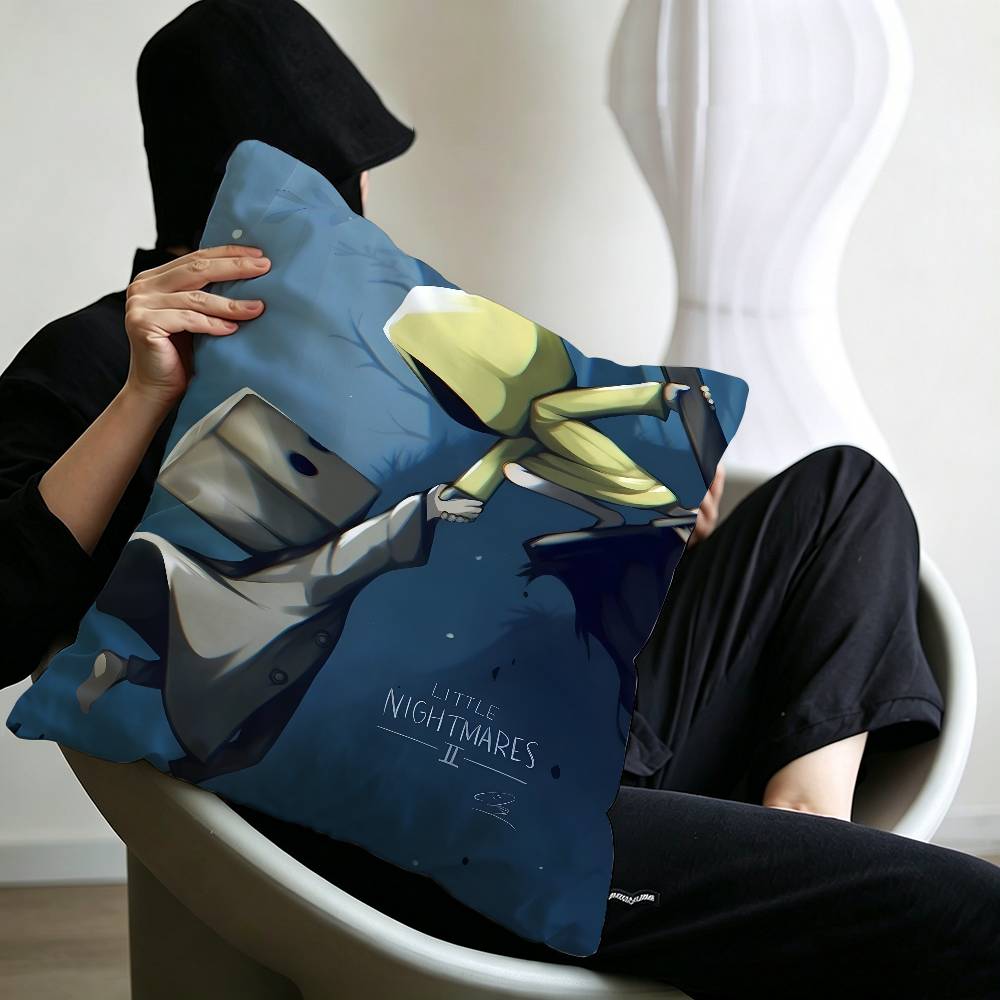 Game L-Little Nightmares Pillowcase toon Gift Cushion Cover Bedroom Home Sofa Chair Seat Decor pillow case
