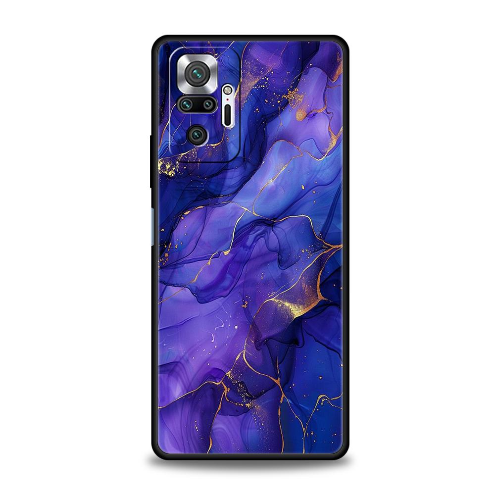 Aquarell Marmor Handyhülle Für Xiaomi Redmi Note 14 13 12 10 11 Pro Plus 14C 13C 12C 10C 9C 5G Weiche TPU Hülle