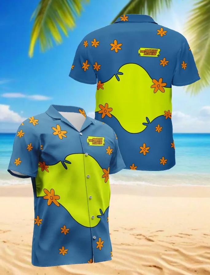 The Mystery Machine Aloha Hawaiian Shirt Size S-5Xl Unisex T-Shirt XXXXL