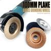 100mm Plane Bevel Angle Grinding Wheel 16/22mm Aperture Rotary Disc Sanding Woods Carving Tool Abrasive Disc for Angle Grinder