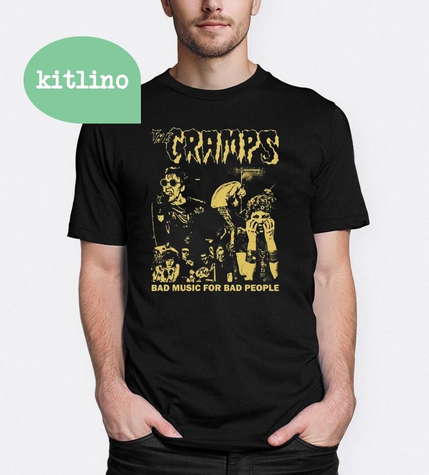 The Cramps Плохая Музыка Для Плохих Людей F91728 Унисекс Футболка XXXXL