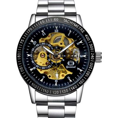 Montre mécanique automatique homme, montre mécanique automatique homme mode creuse business, montre mécanique homme